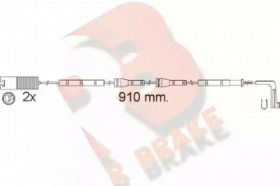 R BRAKE 610540rb -  Сигнализатор, износ тормозных колодок